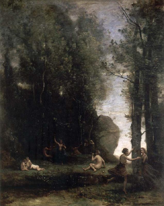 Idyll, camille corot